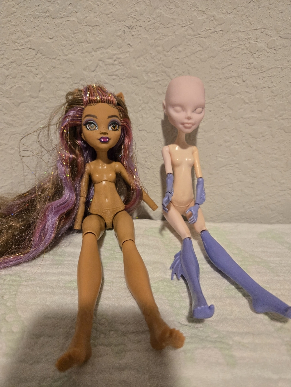 Monster High Dolls 2 Incomplete Parts Only.
